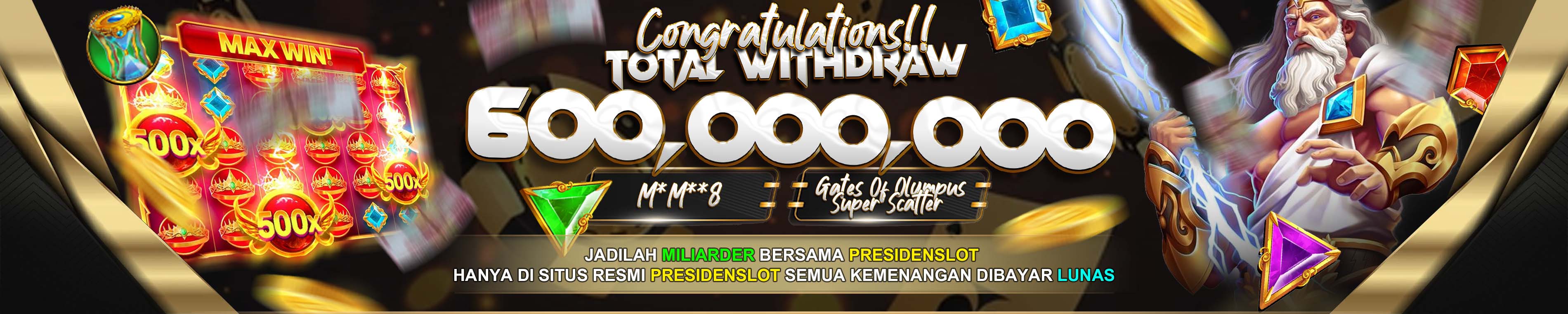 JEPE JEPE M-M--8 JP WITHDRAW 600jt  WEBSITE PRESIDENSLOT
